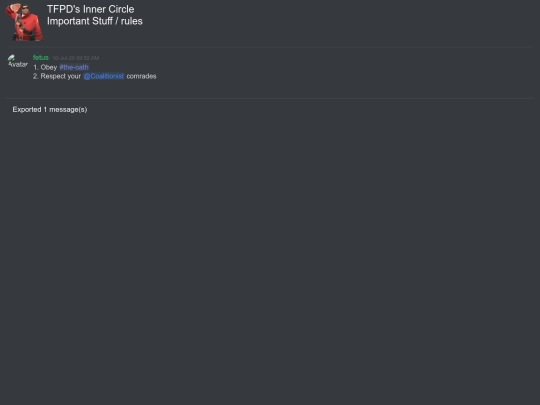 TFPD's INNER CIRCLE/rules [730932513651949620] screenshot